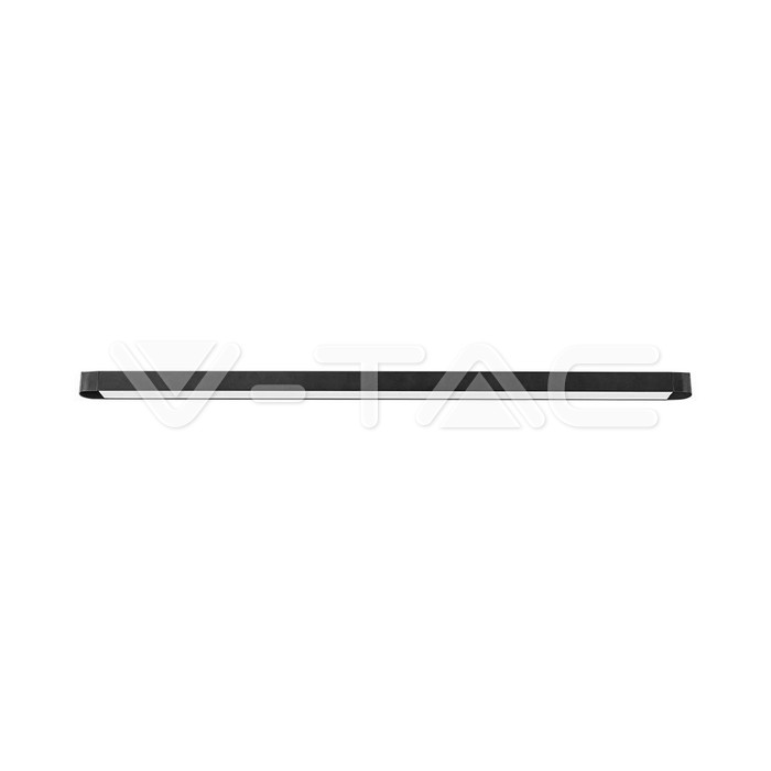 V-TAC – 22W LED Магнитен Линеен Осветител 6400K Черно Тяло – LED Магнитно Релсово
