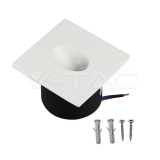 3W LED Луна за Стена Квадрат 3000К — снимка 2