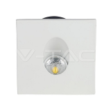 3W LED Луна за Стена Квадрат 3000К — снимка 4