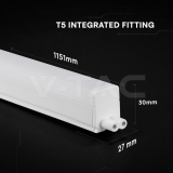 16W LED Тяло Т5 CREE ЧИП 6500K — снимка 8