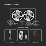 LED Лента RGB Сет SMD5050 300LED 2 x 5м. Дистанционно + Адаптер — снимка 9