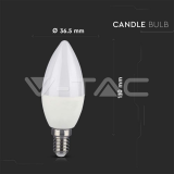 LED Крушка Кендъл 4.8W E14 Дистанционно RGB+4000K Димираща — снимка 6