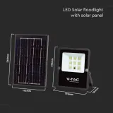 6W LED Соларен Прожектор 6400К — снимка 13