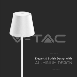 4W LED Лампион Презаредим Бял 3000K IP54 — снимка 3