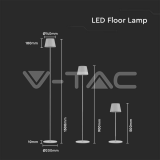 4W LED Лампион Презаредим Бял 3000K IP54 — снимка 8