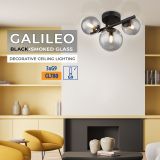 Плафон GALILEO ∙ CL780 ∙ 3хG9 ∙ опушени стъкла — снимка 6
