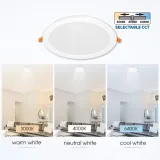 LED луна за вграждане VERA LED ∙ 24W ∙ CCT-switch ∙ 3000K-4000K-6400K ∙ IP54 — снимка 9