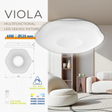 LED плафониера с дистанционно VIOLA LED ∙ 60W ∙ CCT ∙ 3000-6400K — снимка 6