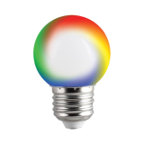 LED лампа COLORS LED ∙ G45 ∙ 0.5W ∙ E27 ∙ RGB — снимка 1