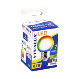 LED лампа COLORS LED ∙ G45 ∙ 0.5W ∙ E27 ∙ RGB — снимка 2