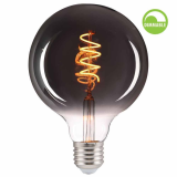 LED филамент лампа FLICK SMOKE LED ∙ GFS125 ∙ 4W ∙ 100lm ∙ E27 ∙ 1800K ∙ димируема — снимка 1