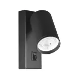 Спот за стена с прекъсвач SP706 LUX ∙ черен ∙ GU10 — снимка 1