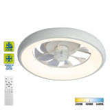 LED плафон с вентилатор KAI LED ∙ 30W ∙ бял ∙ CCT ∙ 3000K-6400K — снимка 1
